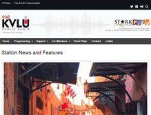 Tablet Screenshot of kvlu.org